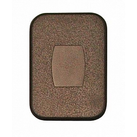 Diamond Group Switch Plate Cover No Openings - Brown 1/Card