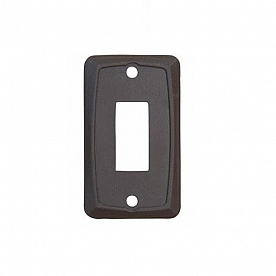Diamond Group Switch Plate Cover, Single Opening, Brown 1/card