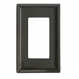 Diamond Group Switch Plate Cover, Speed Decor Snap-On Cover, Brown