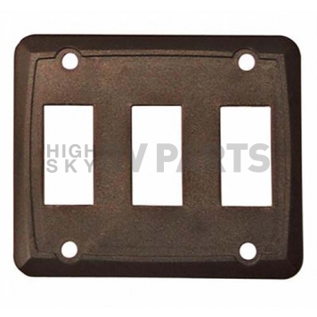 Diamond Group Triple Switch Plate Cover - Brown 3/card