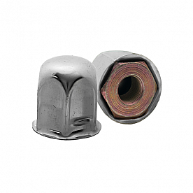 Dicor Wheel Simulator Lug Nut Cover Stainless Steel 14mm Single
