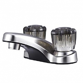 Dura Faucet 2 Handle Silver Plastic for Lavatory DF-PL700S-SN