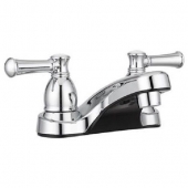 Dura Faucet 2 Lever Designer Handle Chrome Plastic for Lavatory DF-PL700L-CP