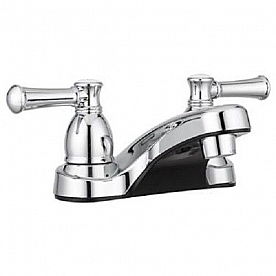 Dura Faucet 2 Lever Designer Handle Chrome Plastic for Lavatory DF-PL700L-CP