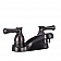 Dura Faucet Designer Series 2 Lever Handle Dark Bronze Plastic for Lavatory DF-PL700L-VB
