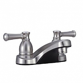 Dura Faucet Designer Series 2 Lever Handle Silver Plastic for Lavatory DF-PL700L-SN