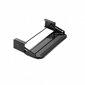 Elkhart Tool and Die Single Manual Folding Entry Step 24 inch with 5-1/4''Drop