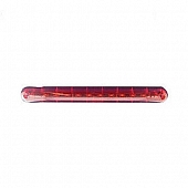 Fasteners Unlimited Center High Mount Stop Light Red Lens LED With Gasket 11 inch