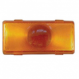 Fasteners Unlimited Porch Light Lens - Amber - 89-100A