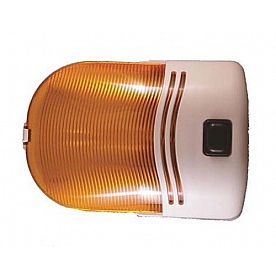 Fasteners Unlimited Porch Light Lens - Amber - 89-319A