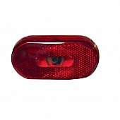 Fasteners Unlimited Tail Light Assembly - Incandescent with Red Lens - 003-54P