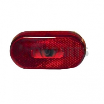 Fasteners Unlimited Marker Light Lens Oval Shape Red - 89-121R