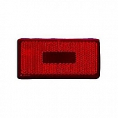 Fasteners Unlimited Tail Light Lens Rectangular Red 