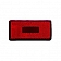 Fasteners Unlimited Tail Light Lens Rectangular Red 