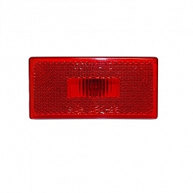 Fasteners Unlimited Tail/Marker Light Assembly Red Incandescent - 3-7/8 inch x 1-7/8 inch
