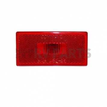 Fasteners Unlimited Tail/Marker Light Assembly Red Incandescent - 3-7/8 inch x 1-7/8 inch