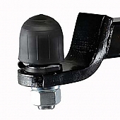 Fastway Trailer Hitch Ball Cover 2 inch Ball Black With Tether