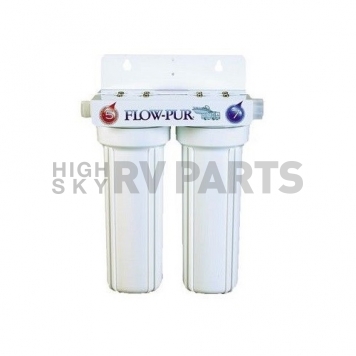 FlowPur/Watts Exterior Dual Water Filter System For RVs & Boats