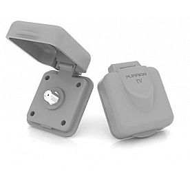 Furrion Outdoor Square Receptacle Cable TV Inlet - 384126