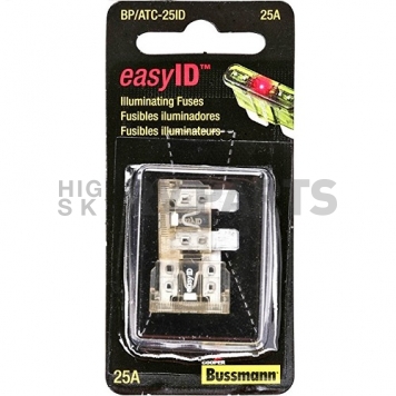 Bussman ATC Fuse Clear Blade  25 Amp - Pack Of 2 