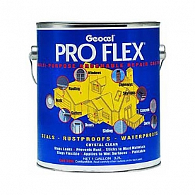 Geocel PRO FLEX Multi-Purpose Brushable Repair Coating Clear 1 Gallon