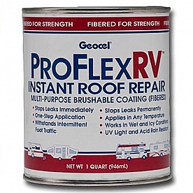 Geocel Pro Flex RV Instant Roof Coating Fibered White 1 Quart