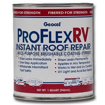 Geocel Pro Flex RV Instant Roof Repair Coating 1 Gallon - White