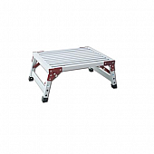 Global Product Logistics Aluminum One Step Stool with Foldable Legs H-21 