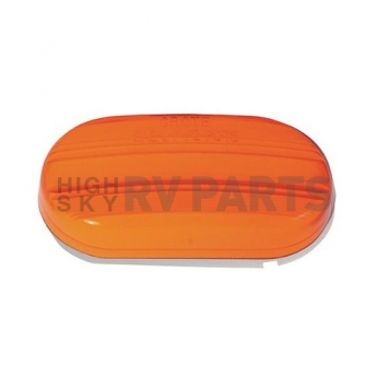 Grote Industries  Side Marker Light Universal Surface Mount Oval -  Incandescent Amber Lens - 45263