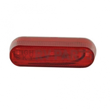 Grote Industries Side Marker Light Universal Surface Mount Red Lens - Incandescent Oval - 45252