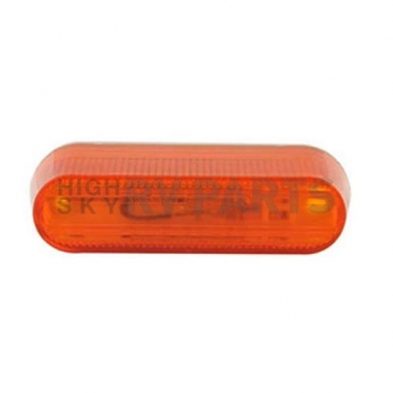 Grote Industries Side Marker Light Universal Surface Mount Yellow Lens - Incandescent Oval - 45253