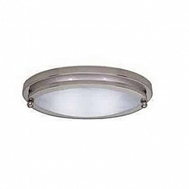 Gustafson Interior Light Oval Shape Ceiling Light - Satin Nickel Finish