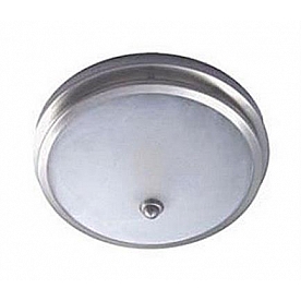Gustafson Interior Light Ceiling Light - 8 inch Diameter x 3-1/2 inch Height - Satin Nickel Finish