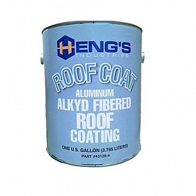 Heng's Industries RV Roof Coating Fibered Aluminum 1 Gallon