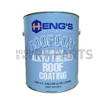 Heng's Industries RV Roof Coating Fibered Aluminum 1 Gallon
