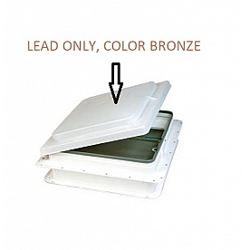 Roof Vent Lid  Jensen With Pin Hinge Bronze 16x16x4