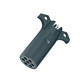 Hopkins MFG Trailer Wiring Connector Adapter - 7 Pole Round To 4 Wire Flat - 47405