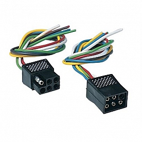 Hopkins MFG Trailer Wiring Connector Kit, 6 Pole 12'' Vehicle And 12'' Trailer End