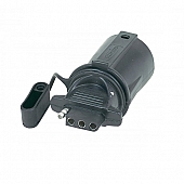 Hopkins Trailer Wiring Connector Adapter 7 Blade To 4 Flat - 47355