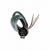 Hopkins Universal Multi-Tow Harness Connector - 7-Way Round 4 Feet Lead - 40985