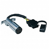 Hopkins Trailer 6 Round to 4 Flat Flex Adapter - 47315 