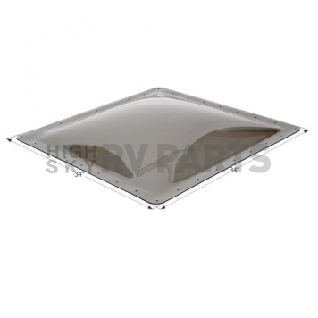 Icon Skylight 4 inch Bubble Type Dome Square Smoke Opening 30 inch x 30 inch