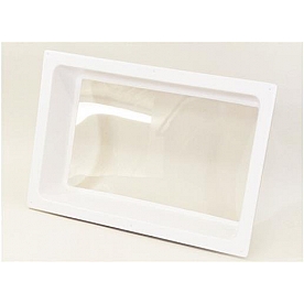 Icon Skylight Inner Dome Clear ABS Plastic Opening 22 inch x 14 inch Rectangular - 12149