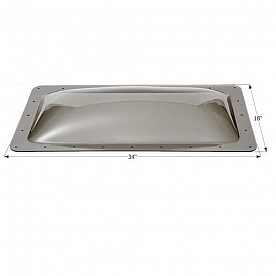 Nizzipum RV Skylight Thick RV Skylight Replacement Durable RV Skylight  Cover 18”x26” Fitting 14 x 22 RV Skylight Dome Opening UV Resistant for