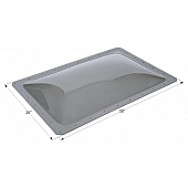 Specialty Recreation N2222D Square Inner RV Skylight 22 x 22 - Clear  Bubble