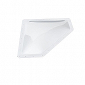 Icon Neo Angle Skylight 7 inch High Bubble Type Dome Opening 14.25 x 24 inch  White - 12179