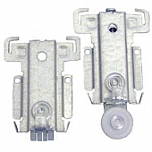 Interior Mirror Top And Bottom Guide Bi-Pass Door Guide with Hanger