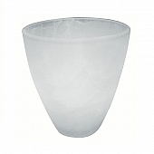 Pendant Light Shade Glass Tumbler Shape White Alabaster