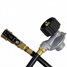 JR Products 72 inch Propane BBQ Hose Type 1 x 1/4 inch  Quick Disconnect Coupler End