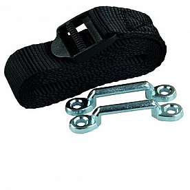 Battery Strap 54 inch for RV Batteries - Single - With Chrome Plated Hardware